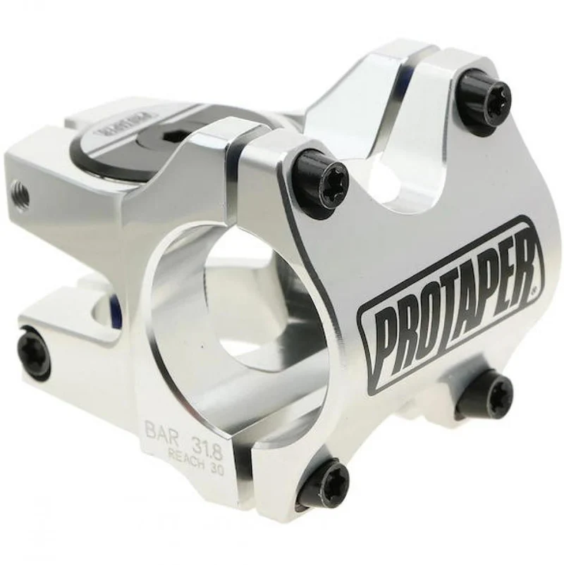 Protaper Vorbau Team 31,8 x 45 mm Silber poliert - stabiler MTB-Vorbau in moderner Ausführung