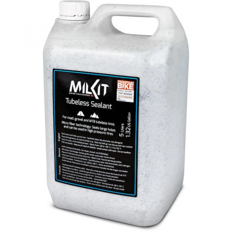milKit Dichtmilch Tubeless Sealant 5000 ml - hochwertige Tubeless-Dichtmilch für Road & MTB