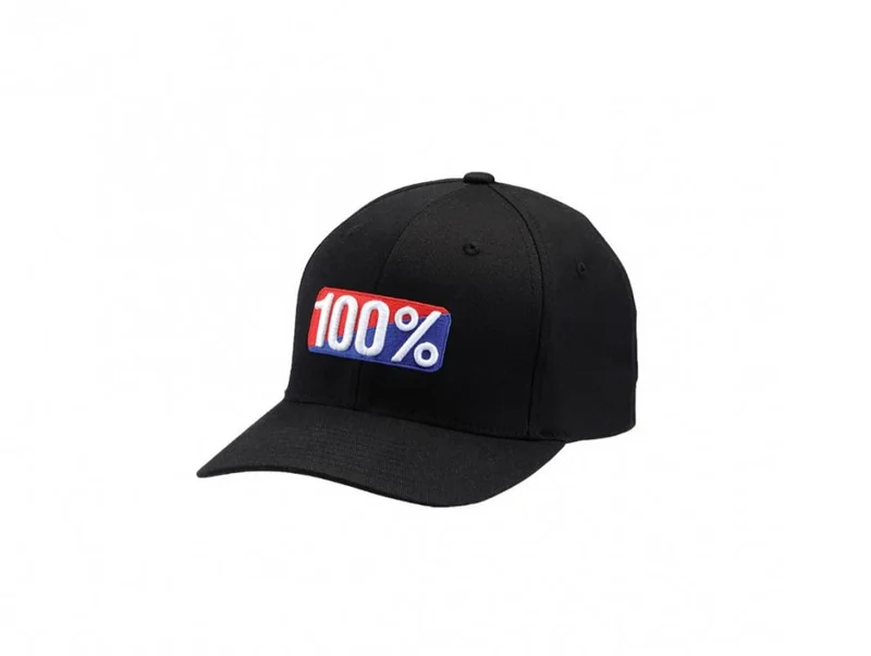 100% Classic X-Fit flexfit hat S/M black - stylische Cap mit perfektem Sitz