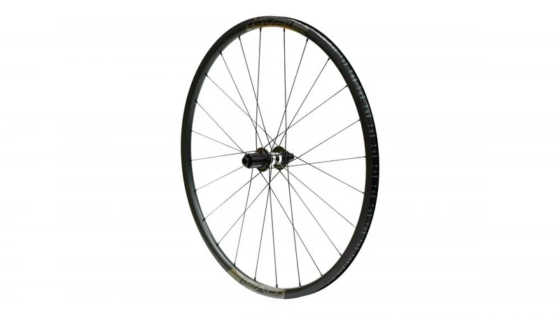 REAR WHL SLX DISC 350 - Hinterrad - 700C REAR ALLOY TA 12X142MM CENTERLOCK 24H SHIMANO 11-SPD ROAD FHB (DT 350 HUB) - BLACK W/ SILVER DCL