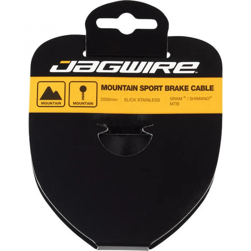 Jagwire Bremszug Mountain Sport Edelstahl geschliffen 1.5 x 2000 mm Silber - präzise Bremsperformance