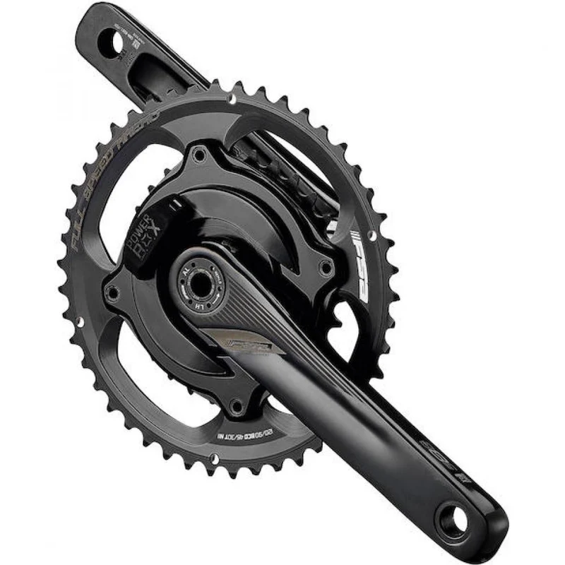 FSA Powerbox Road Alloy Supercompact 172,5 mm Schwarz - präzise Leistungsmesskurbel