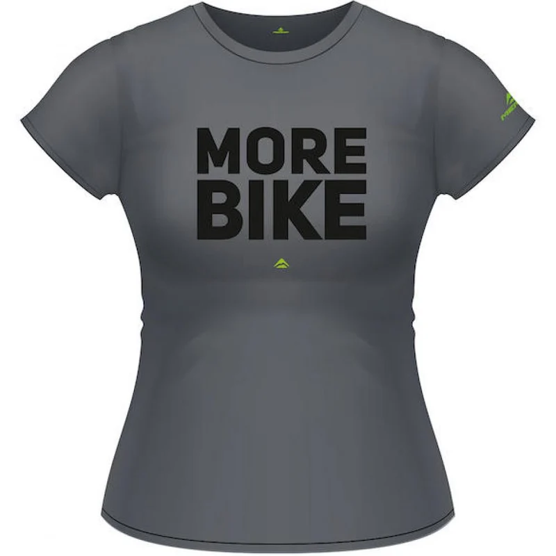 Merida T-Shirt MORE BIKE Edition Damen M Grau - komfortables Bike-Lifestyle Shirt