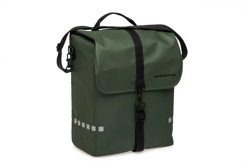 New Looxs Radtasche Odense Single Green 18 l Green - robuste Einzeltasche fürs Alltagsradeln
