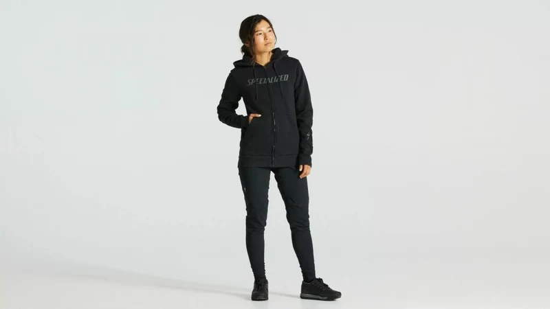 LEGACY Bekleidung WORDMARK ZIP-UP HOODIE WMN BLK M