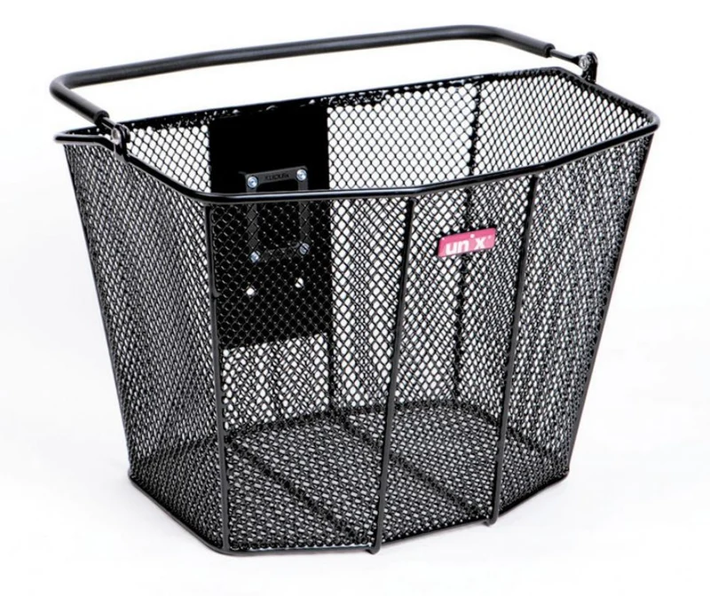 Unix Lenkerkorb Vicario 34x27x25cm, schwarz, engmaschig