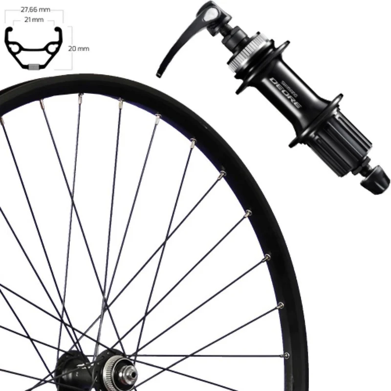 Hinterrad 28\" Disc Centerlock schwarz SE