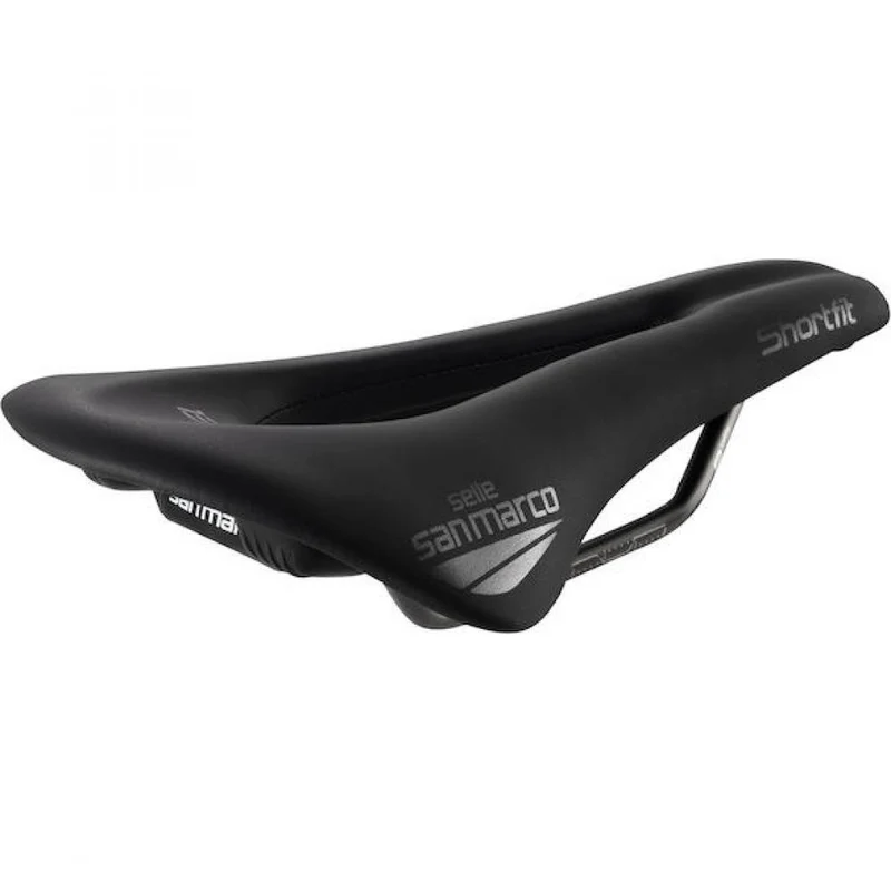 Selle San Marco Sattel Shortfit 130 Dynamic 130 x 255 mm Schwarz - maximaler Langstreckenkomfort
