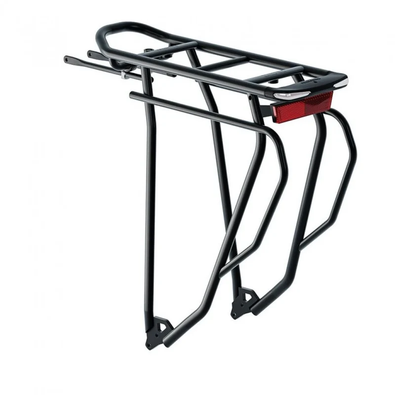 Racktime GLEAM IT 2.0 Tour Gepäckträger 28-29 Zoll Schwarz - Snapit 2.0 kompatibel, nur 850 g