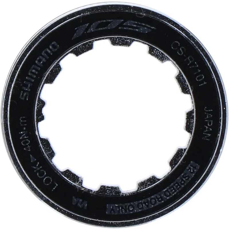 SHIMANO Verschlussring CS-R7101 Verschlussring - für 12-fach Rennrad-Kassetten