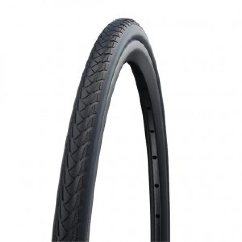 Schwalbe Rollstuhl MARATHON PLUS Evolution Line 24x1,5 Zoll (37-540) Schwarz - unplattbarer Rollstuhlreifen