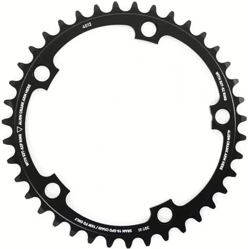 SRAM Road Kettenblatt Red 39T 10-fach matt - präziser Schaltkomfort für Rennräder