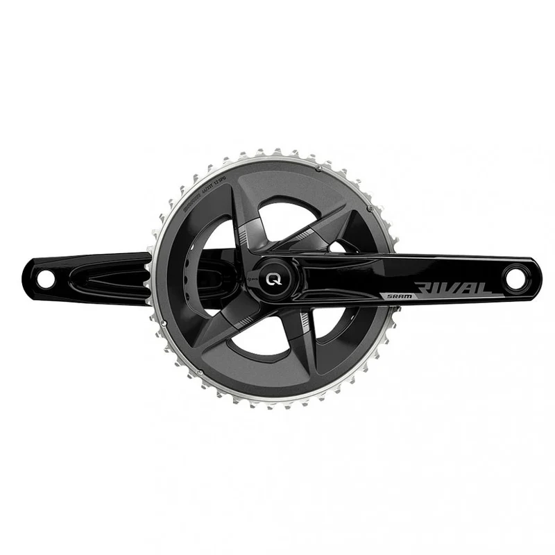 SRAM Rival AXS Powermeter Kurbel 2-fach 33/46 Z, 175 mm, DUB - präzise Leistungsmessung