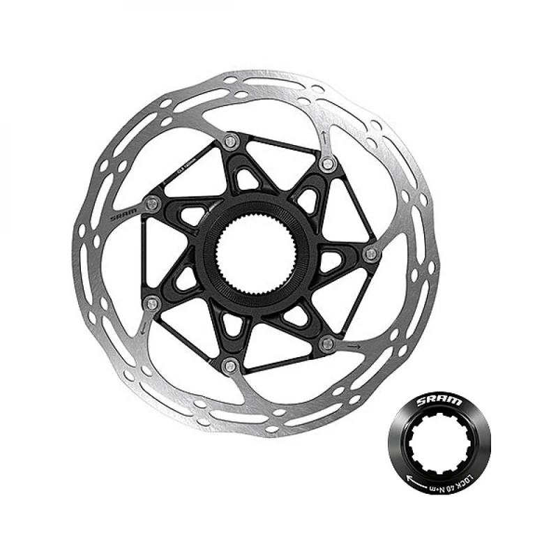 SRAM Centerline X Rounded Bremsscheibe 140 mm Centerlock - leise und präzise Bremsleistung