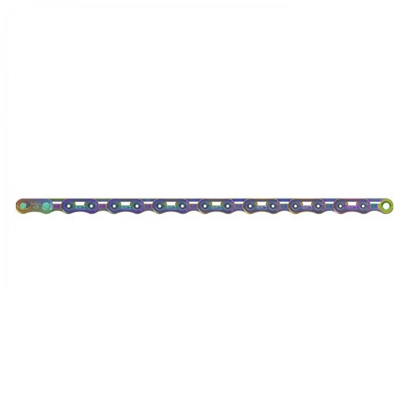 SRAM Kette PC RED AXS E1 126 rainbow - ultraleichte 12-fach Rennradkette
