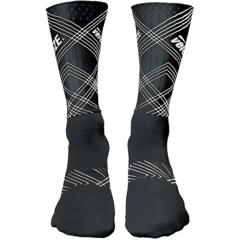 Mcg Socken Aero schwarz S schwarz - aerodynamische Radsocken für mehr Speed