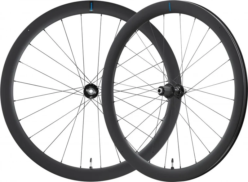 SHIMANO Laufradsatz WH-RS710 C46 TL - 28 Zoll, Rennrad, Scheibenbremse, Tubeless Ready 28" 24 Loch Center-Lock 100x12 mm