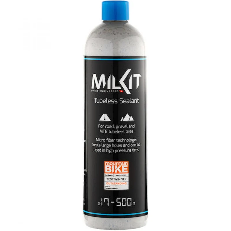 milKit Dichtmilch Tubeless Sealant 500 ml - Testsieger für MTB, Gravel & Road