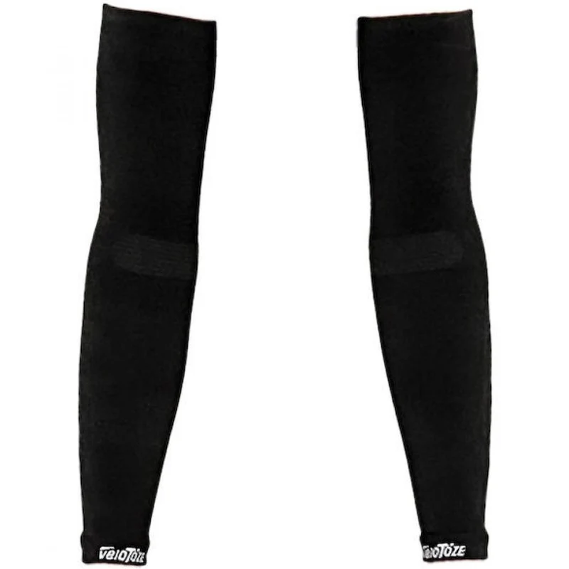 VeloToze Armlinge Graphene L/XL Schwarz - warmer, leichter Wetterschutz in aktueller Generation