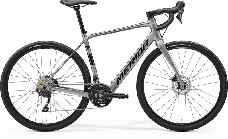 MERIDA eSILEX 400 E-Gravelbike L, gunmetal grey black, Mahle X30, 237 Wh Akku, Shimano GRX400