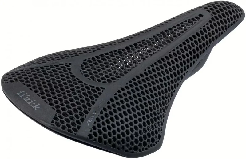 Fizik Rennrad-Sattel Vento Argo 00 Adaptive - 3D-gedrucktes Adaptive Polster Carbon DLS - Vollcarbon-Schale - Carbon-Gestell 10x9mm - 265x140mm - schwarz