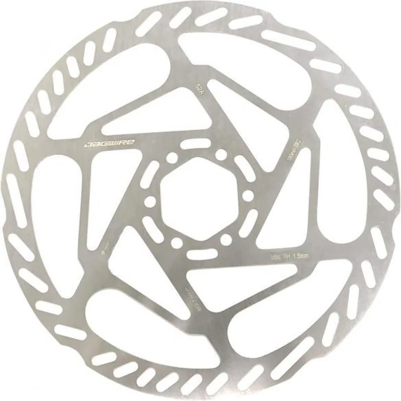 Jagwire Bremsscheibe Sport SR2 6-Loch 180 mm Silber - leise, kraftvolle Bremsleistung