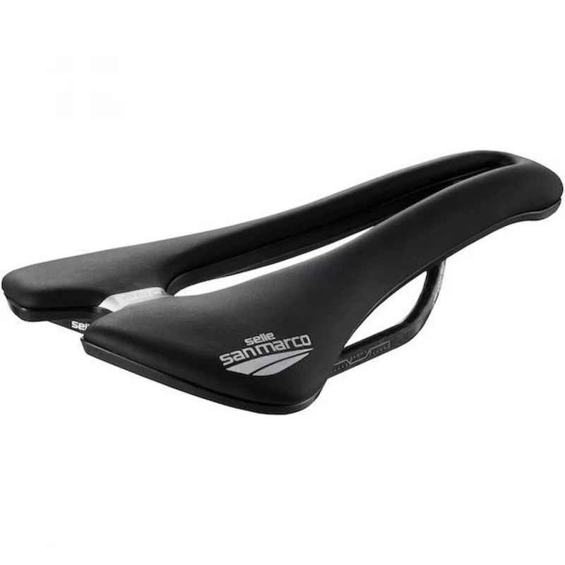 Selle San Marco Sattel Aspide Short Carbon FX Pro Series 140 x 255 mm Schwarz - maximaler Race-Comfort