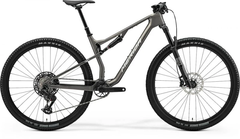 Merida NINETY-SIX 6000 warm slate grey(silver) M grau - leistungsstarkes Fully für ambitionierte Trails