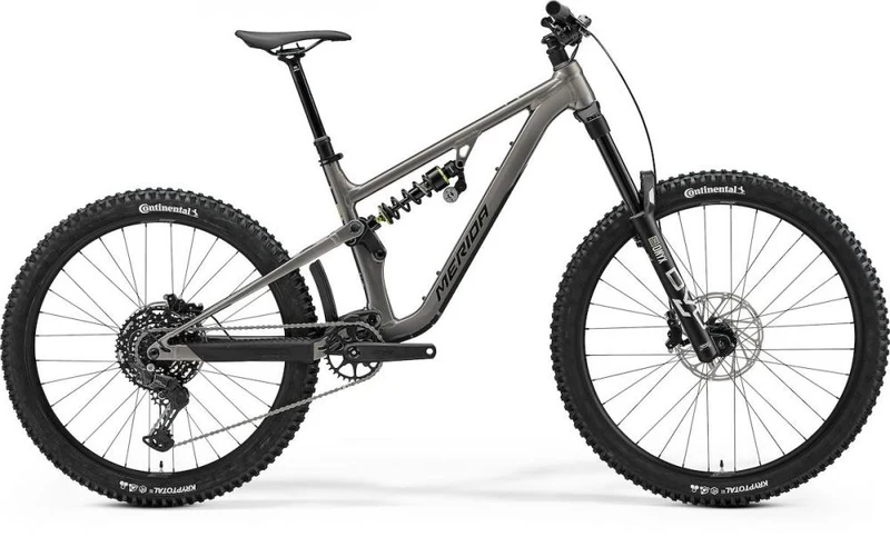 Merida ONE-SIXTY FR 400 warm slate M grau - modernes Enduro-Fully für anspruchsvolle Trails