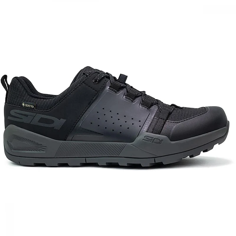 Sidi MTB ATOMUS GTX black/black 45 Schwarz/Schwarz - wasserdichter MTB-Schuh mit Komfort-Fit