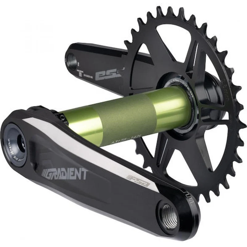 FSA Kurbelgarnitur Gradient Modular Direct Mount 170 mm Schwarz - maximale Trail-Performance