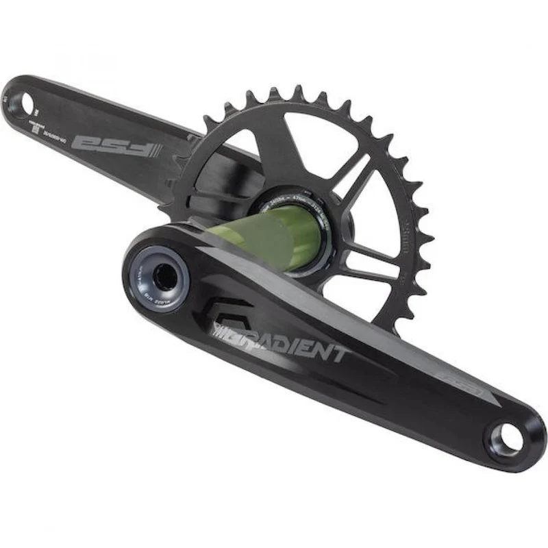 FSA Kurbelgarnitur Gradient Modular Direct Mount 175 mm Schwarz - maximale Performance für Enduro & Downhill
