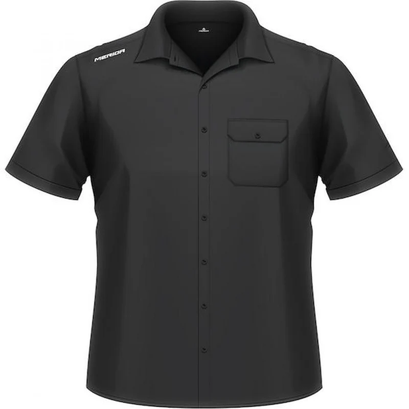 Merida Business-Shirt kurzarm schwarz S Schwarz - komfortables Business-Hemd