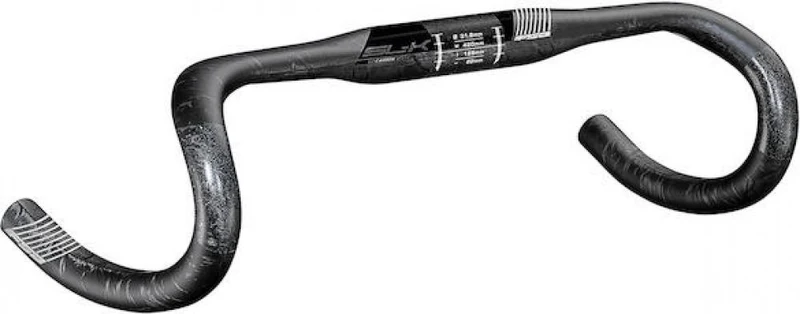 FSA Lenker SL-K Road Compact 31,8 x 380 mm Schwarz - leichter Carbon-Rennradlenker