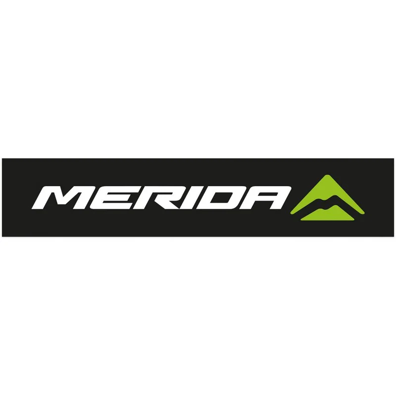 Merida Aufkleber MERIDA Logo schwarz 50 x 10 cm Schwarz - hochwertiger Fahrradrahmen-Logo-Sticker