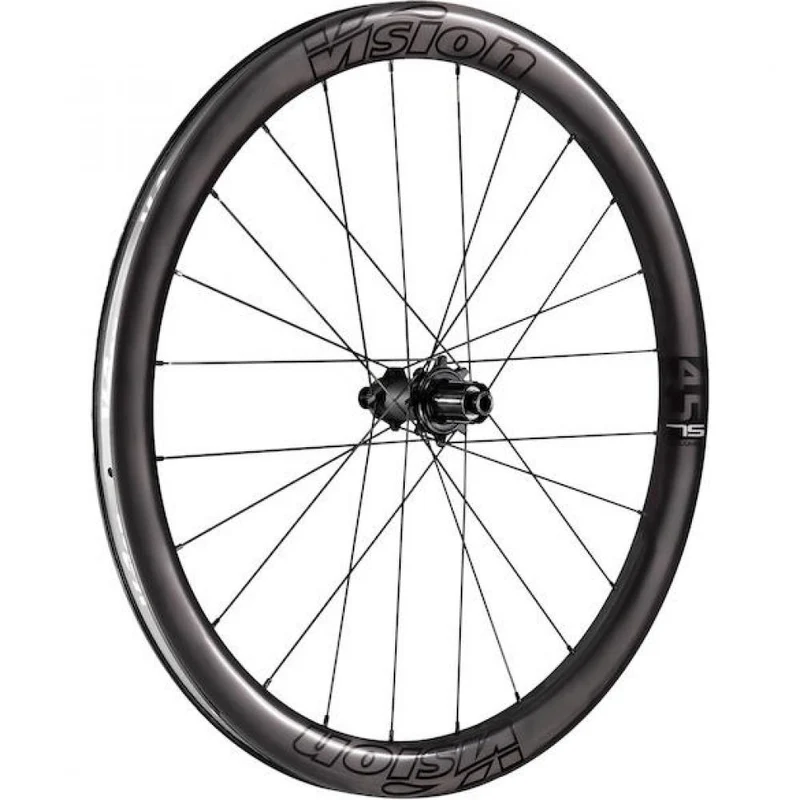 Vision Laufradsatz Metron 45 SL Disc 622x21x45 mm Schwarz - leichter Aero-Carbon-Laufradsatz