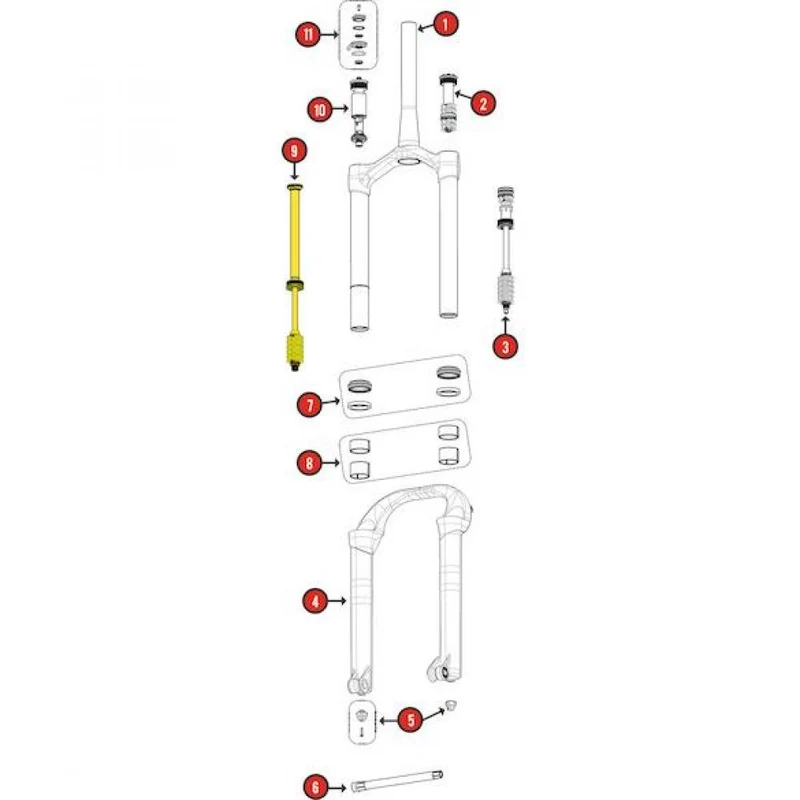 Manitou Zugstufe für Mastodon Pro STD/EXT 100 mm - präzise Dämpfungsabstimmung