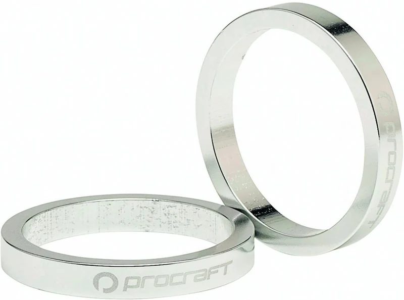 Procraft Ahead Spacer Alu 1 1/8 5 mm 1 1/8 Zoll silber - präzise Lenker-Feineinstellung