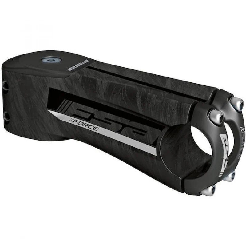 FSA Vorbau K-Force Light Road Carbon 31,8 x 90 mm Grau - leichter Rennrad-Carbonvorbau