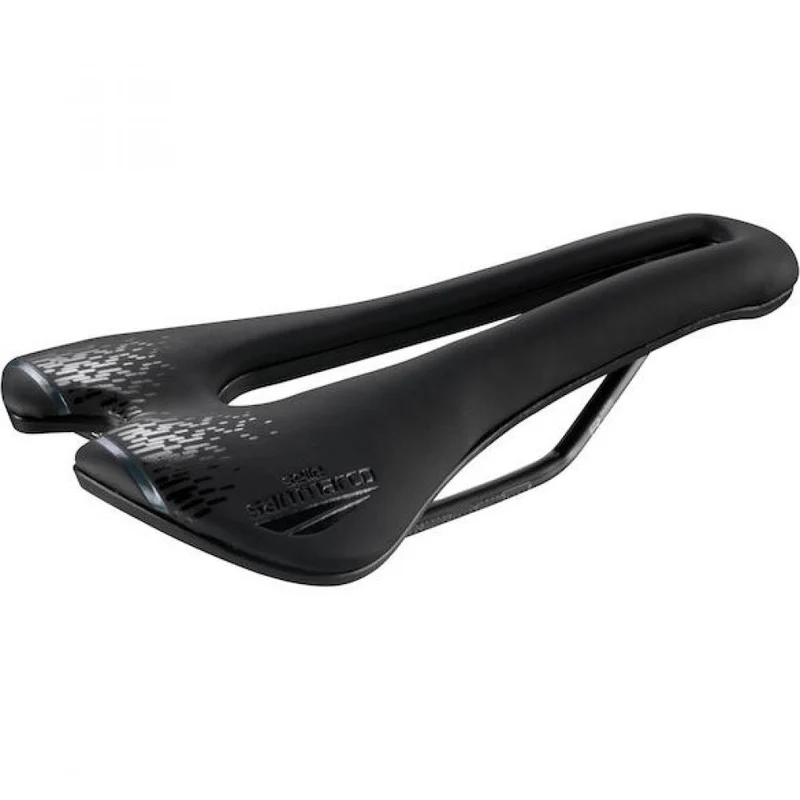 Selle San Marco Sattel Aspide Short Racing 139 x 250 mm Schwarz - kurzer Rennradsattel mit Komfort