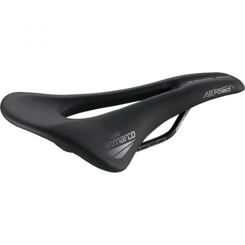 Selle San Marco Sattel Allroad Dynamic 146 x 268 mm Schwarz - komfortabler Gravel- und Touring-Sattel