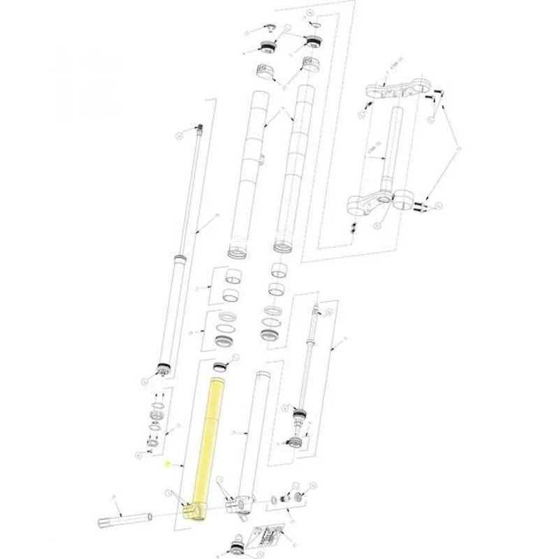 Manitou Standrohr Dorado Expert ab MY21 37 mm - moderne Ausführung für präzise Performance