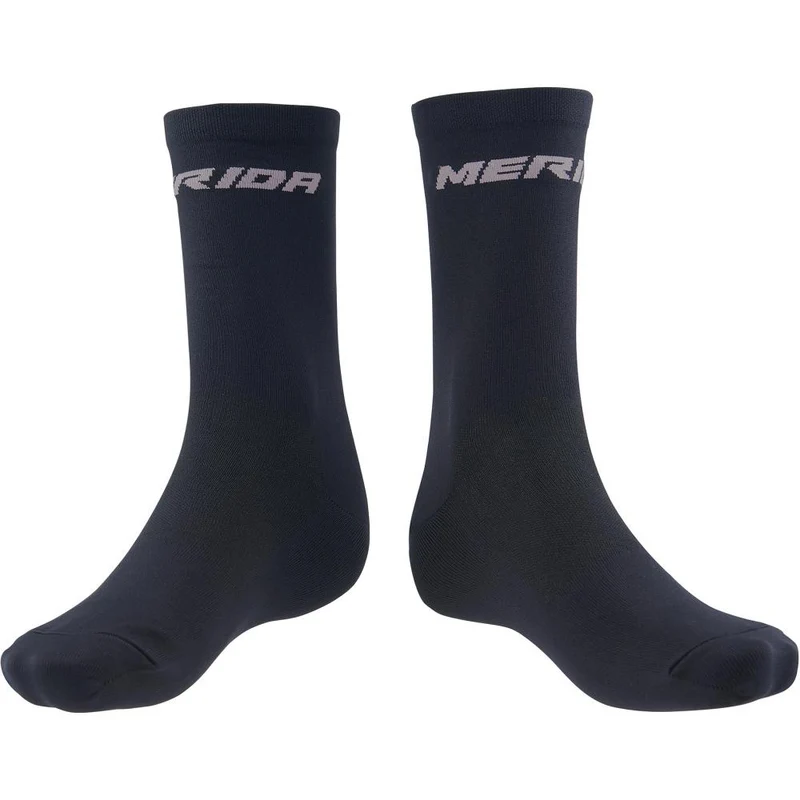 Merida Socken RACE 37-39 Schwarz/grau - leichte, atmungsaktive Bikesocken