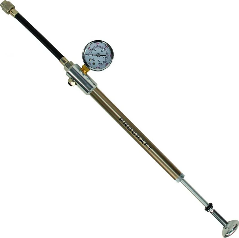 Procraft Federgabel-/ Dämpferpumpe Blow Up One Size Schwarz/silber - präzises Fahrwerks-Tuning