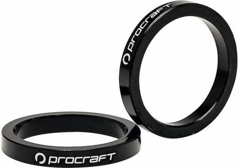 Procraft Ahead Spacer Alu 1 1/8 15 mm 1 1/8 Zoll schwarz - präzise Lenkerhöhen-Anpassung