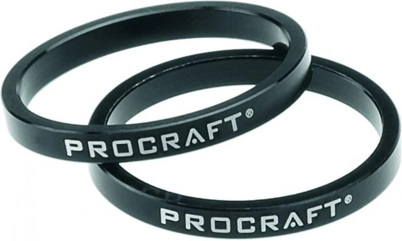 Procraft Ahead Spacer Alu 1.5 Zoll 3 mm 1.5 Zoll schwarz - präzise Lenkerhöhen-Feinabstimmung