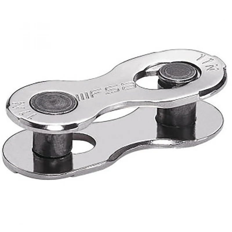Vision Kettenschloss Link Connector 10-fach Vernickelt, Schwarz - sicherer Kettenverschluss