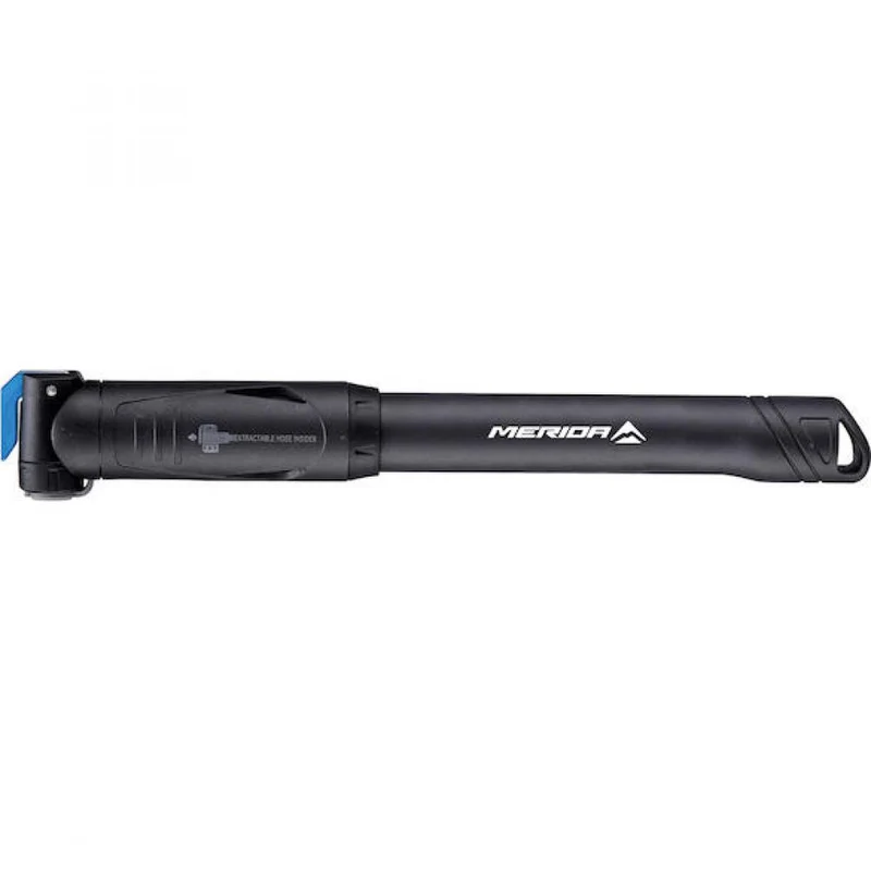 Merida Pumpe Mini ECO Road Compact Schwarz - zuverlässige Mini-Fahrradpumpe