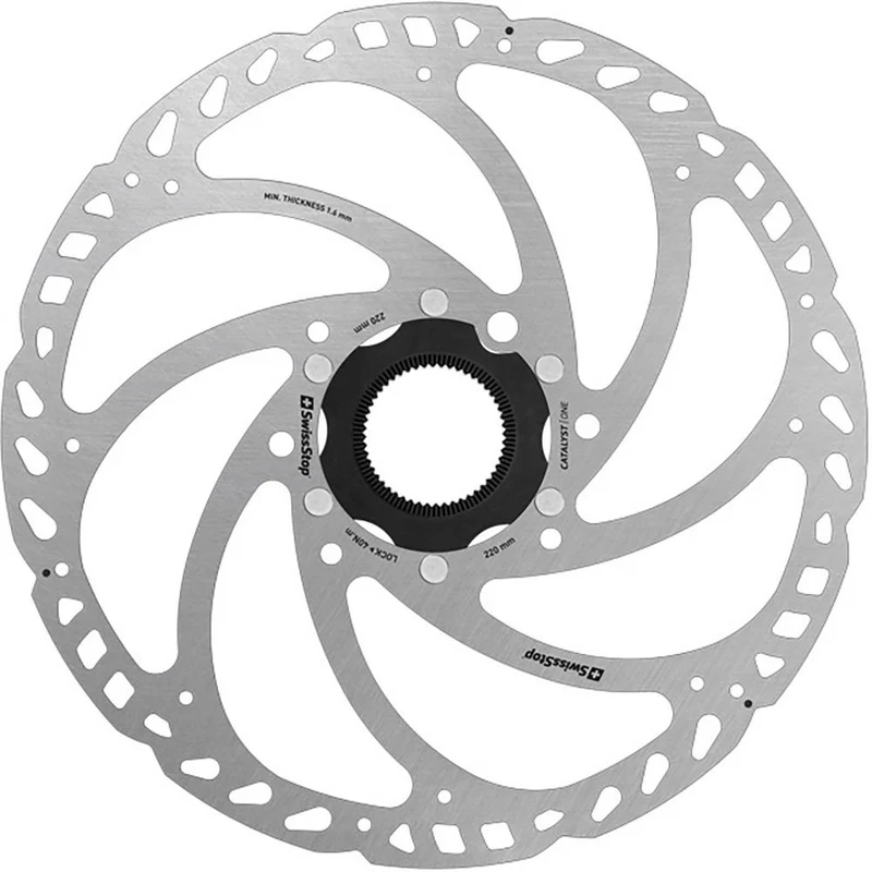 SwissStop Catalyst One Centerlock Disc Rotor 220 Rot - leistungsstarke MTB-Bremsscheibe