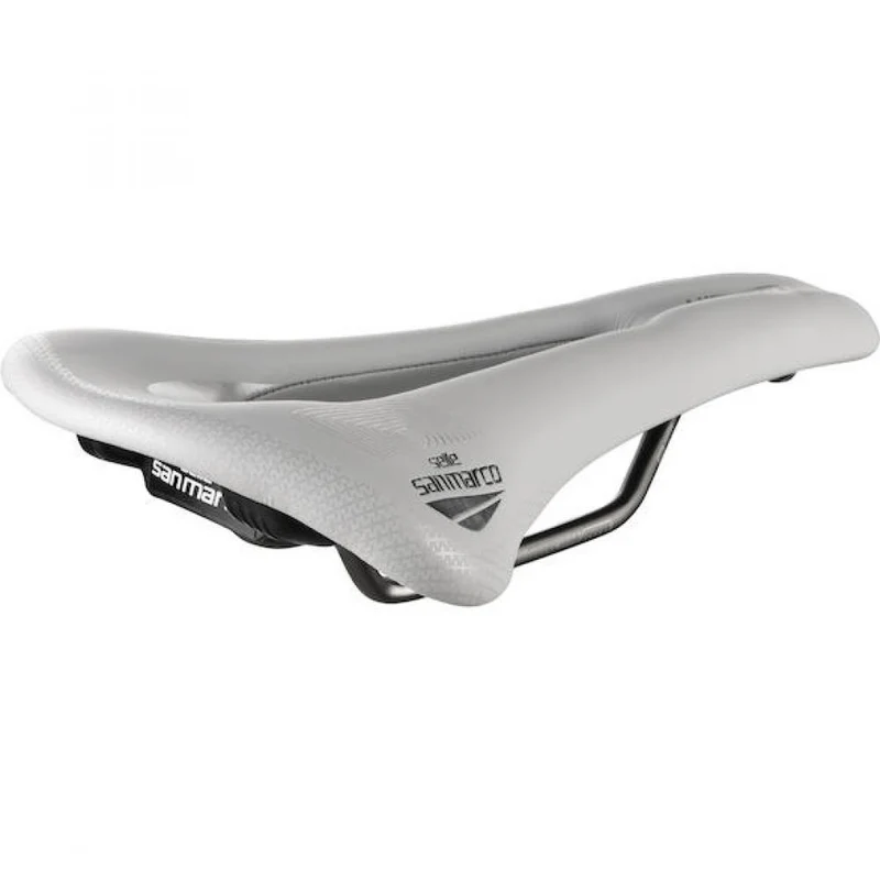 Selle San Marco Sattel Allroad Supercomfort Racing 146 x 268 mm Ice Gray - maximaler Komfort im Gelände